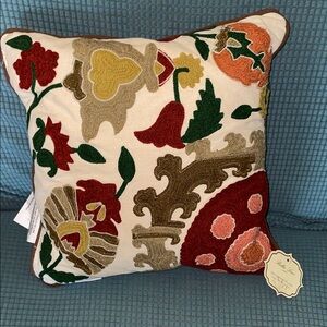 Bella Lux throw pillow, 14” x 14” size-NWT